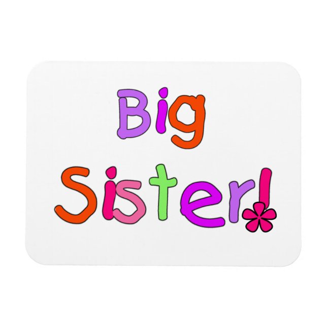 Big Sister Gifts Magnet (Horizontal)