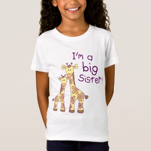 Big Sister Giraffe T_Shirt