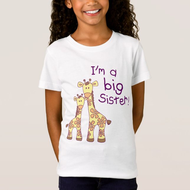 Big Sister Giraffe T-Shirt (Front)