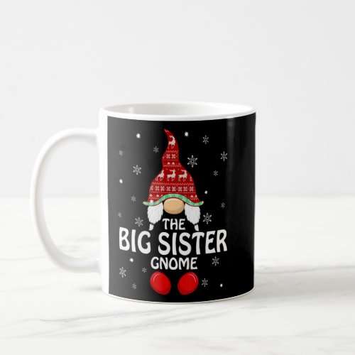 Big Sister Gnome Family Matching Christmas Funny X Coffee Mug