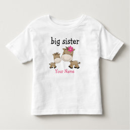 Big Sister Horse Toddler T-shirt