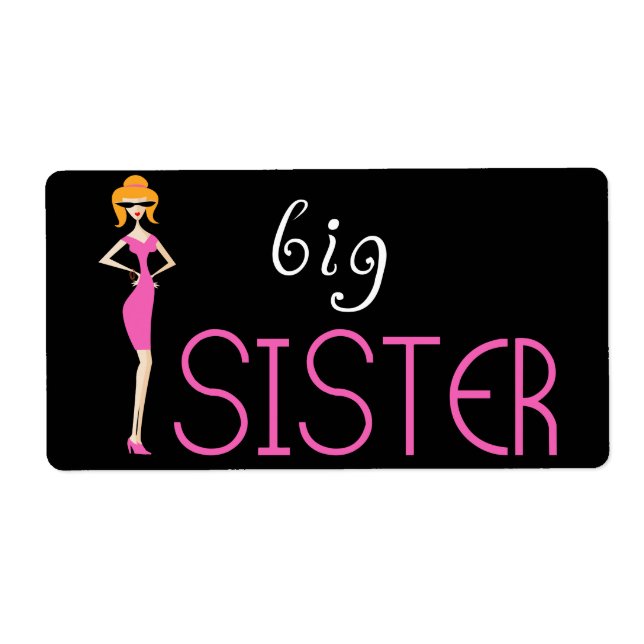 Big sister label (Front)