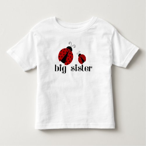 Big Sister Ladybug Toddler T_shirt