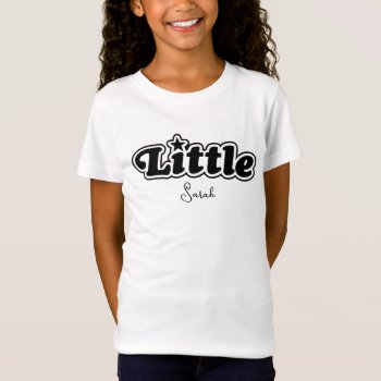 Big Sister Little Sister Mum Daughter T-shirt by splendidsummer at Zazzle