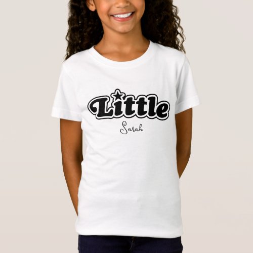 Big Sister Little Sister Mum Daughter T_Shirt