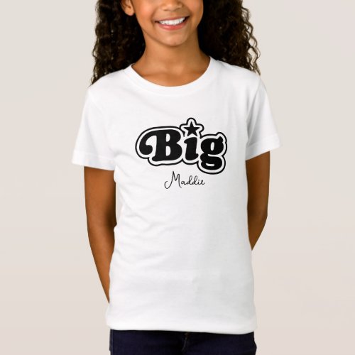 Big Sister Little Sister Mum Daughter T_Shirt