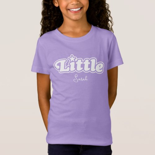 Big Sister Little Sister Mum Daughter T_Shirt