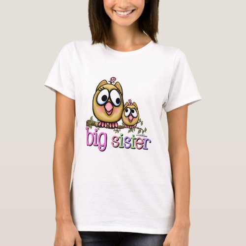 Big Sister Little Sister Owls T_Shirt
