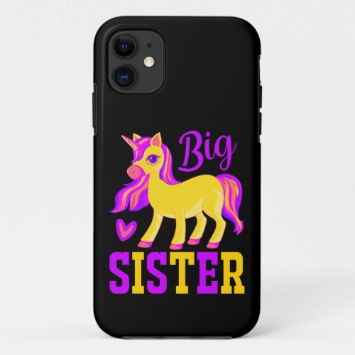 Big Sister Magical Unicorn iPhone 11 Case