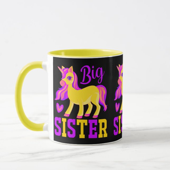 Big Sister Magical Unicorn Mug (Left)