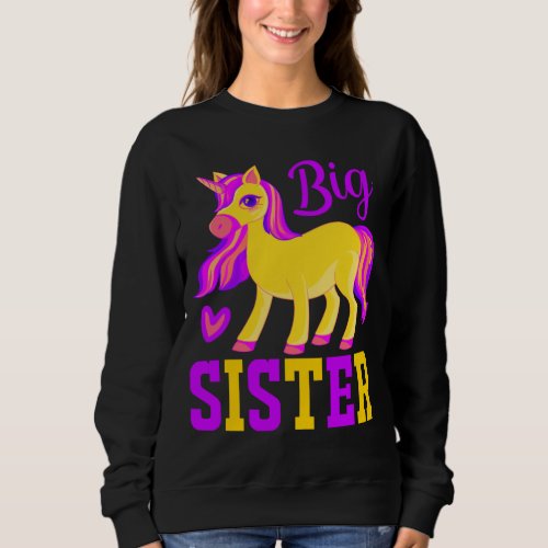 Big Sister Magical Unicorn Sweatshirt