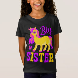 Big Sister Magical Unicorn T-Shirt