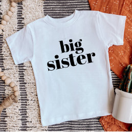 Big Sister | Matching Sibling Family Baby T-Shirt