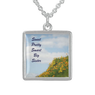 Big Sister necklaces Sweet Pretty Smart Sisters