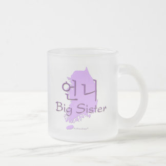Big Sister (of a Girl) Korea Frosted Glass Coffee Mug