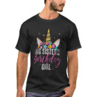 Big Sister Of The Birthday Girl Sister  Unicorn Bi