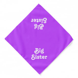 Big Sister orchid purple custom cute dog pet Bandana