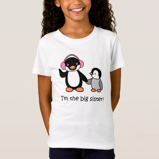 Big Sister Penguin T-Shirt (Front)
