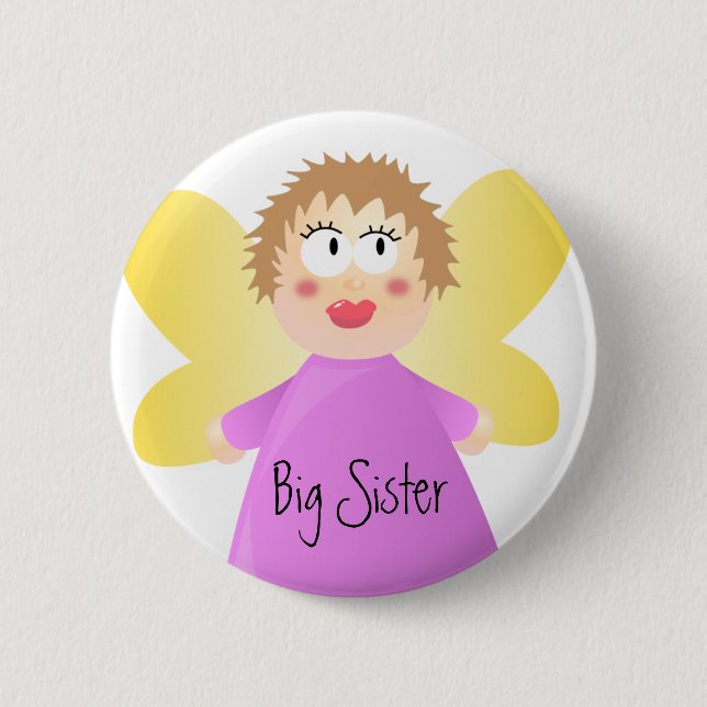 Big Sister Pinback Button (Front)