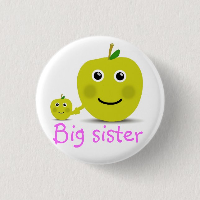 Big sister pinback button (Front)