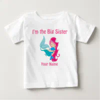 big sister mermaid shirt