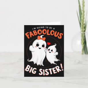 Big Sister Pregnancy Announcement Halloween Cute
