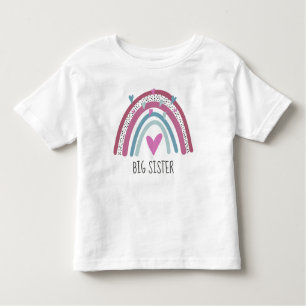 Big Sister Rainbow matching outfit Toddler T-shirt