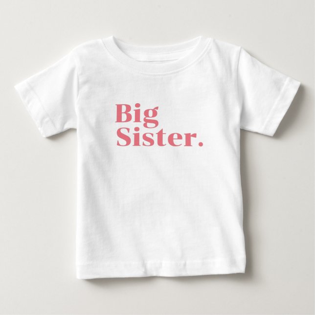 big sister rainbow,Promoted to Sister cute rainbw  Baby T-Shirt (Front)