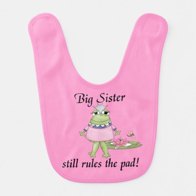 Big Sister Rules the Pad Bib (Front)