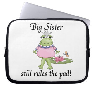 Big Sister Rules the Pad Gifts Laptop Sleeve