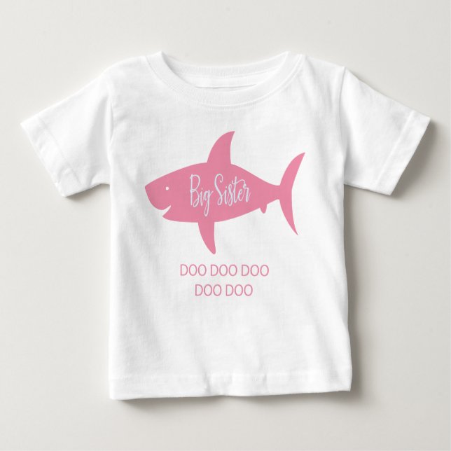 Big Sister Shark T-Shirt (Front)