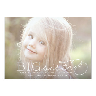 Big Sister Sibling Photo Pregnancy Announcement