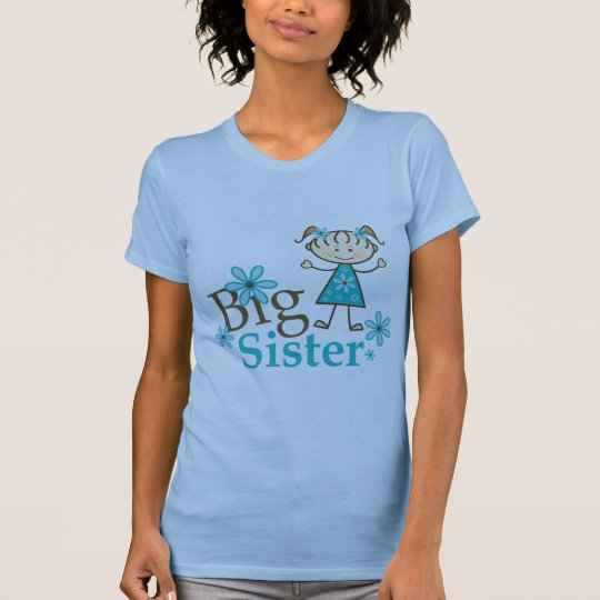 Big Sister Stick Figure T-Shirt