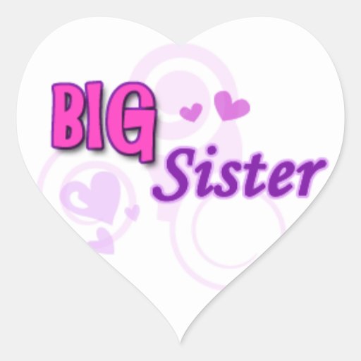 Big Sister Stickers | Zazzle