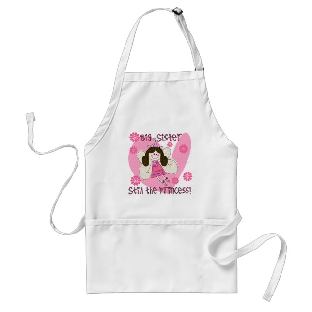 Big Sister Still the Princess Adult Apron (Front)