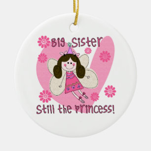 Big Sister Still the Princess Ceramic Ornament