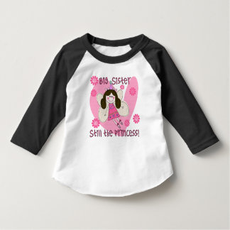 Big Sister Still the Princess Toddler Raglan Tee