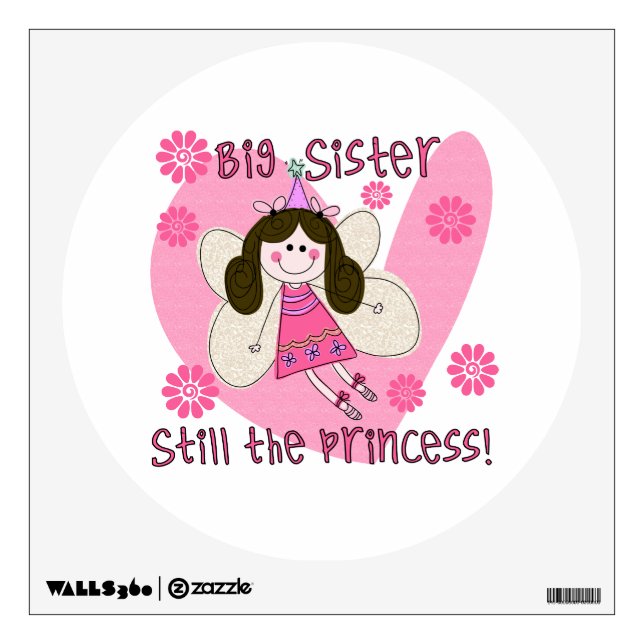 Big Sister Still the Princess Wall Decal (Front)