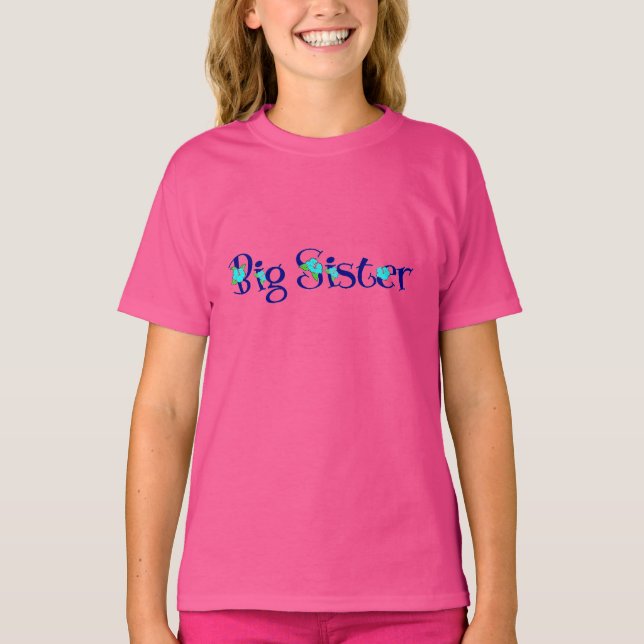 Big Sister T-Shirt - Customized (Front)
