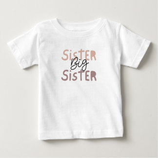 Big Sister Tee. Companion to Lil' Sister Tee