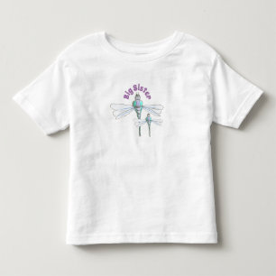 Big Sister Tee - Dragonfly Theme