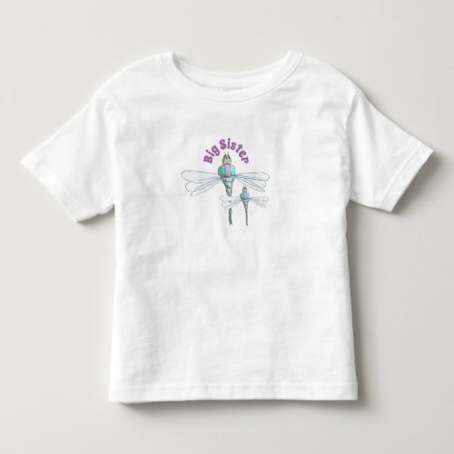 Big Sister Tee - Dragonfly Theme