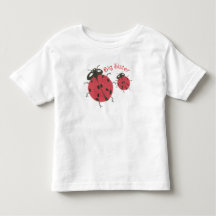 Big Sister Tee - Ladybug Theme