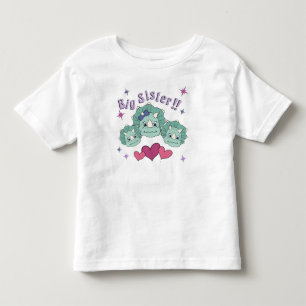 Big Sister! Three Dino Faces Toddler T-shirt
