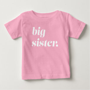 Big Sister To Be Pregnancy Announcement Reveal Baby T-Shirt