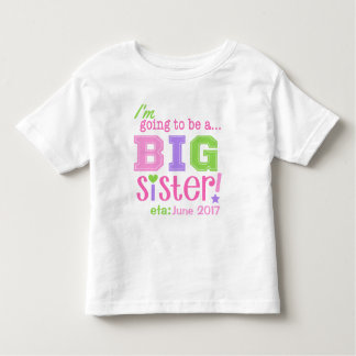 Big Sister to Be Shirt Announcement TOP