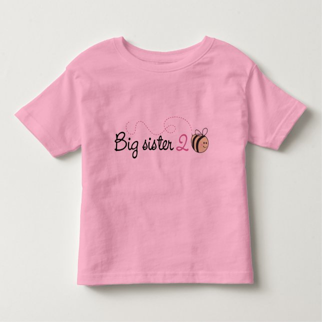 Big Sister To Bee Toddler T-shirt (Front)
