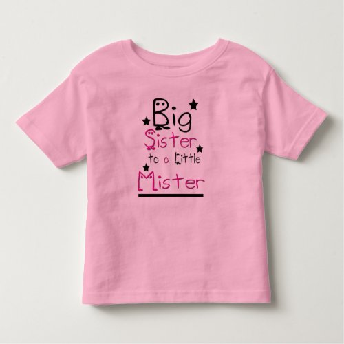 Big Sister Toddler Ringer T_Shirt