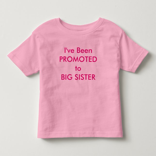 Big Sister Toddler T-shirt (Front)