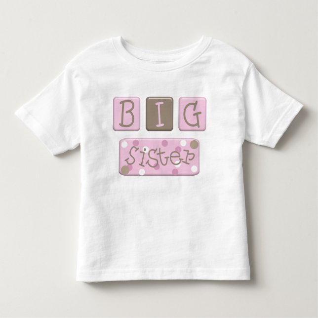 Big Sister Toddler T-shirt (Front)